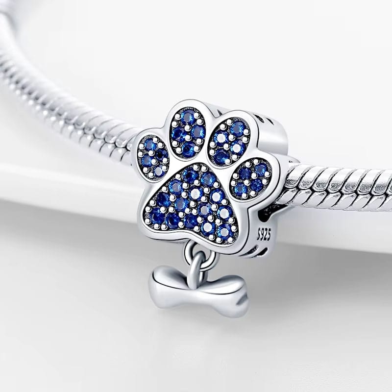 Blue Dog Paw Charm - Image 3