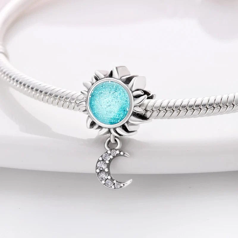 Blue Sun Moon Charm - Image 3