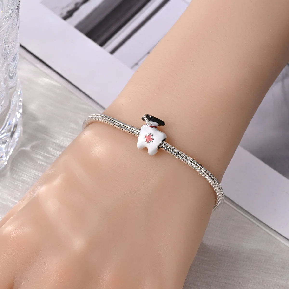Dentist Graduation Tooth Charm - Image 4