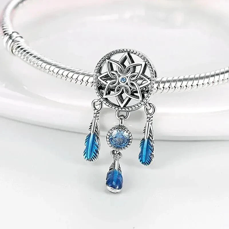 Blue Dream Catcher Charm - Image 3