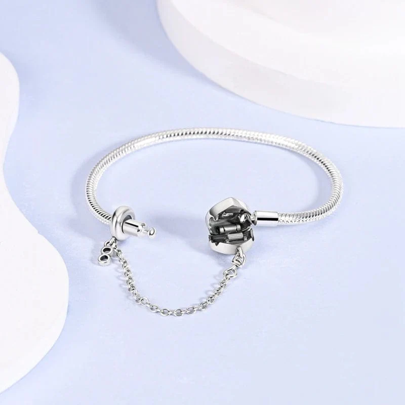 Forever Heart Bracelet with Safety Chain - Image 3