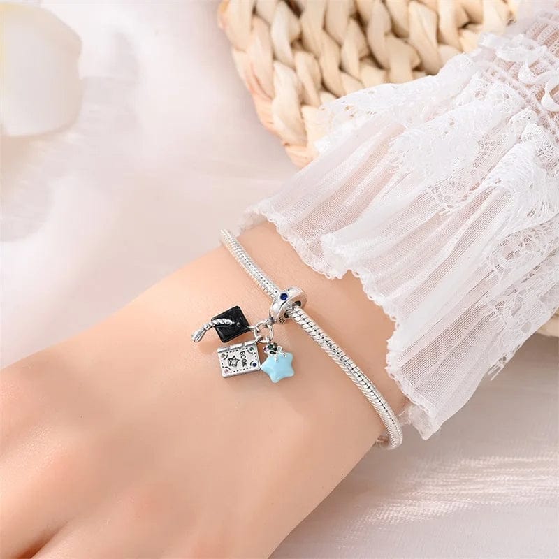 Graduation Celebration Charm with Cap and Luminous Star - Image 5