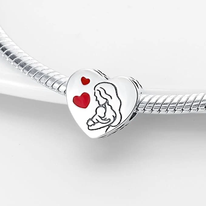 Lovely Mom Heart Charm - Image 3