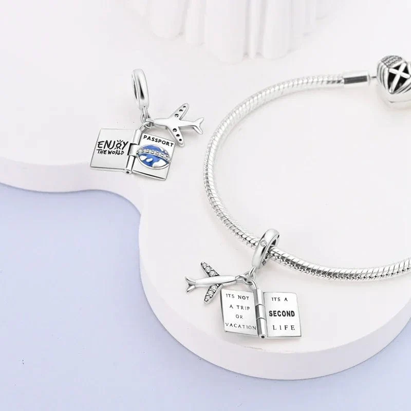 Openable Passport Dangle Charm - Image 3