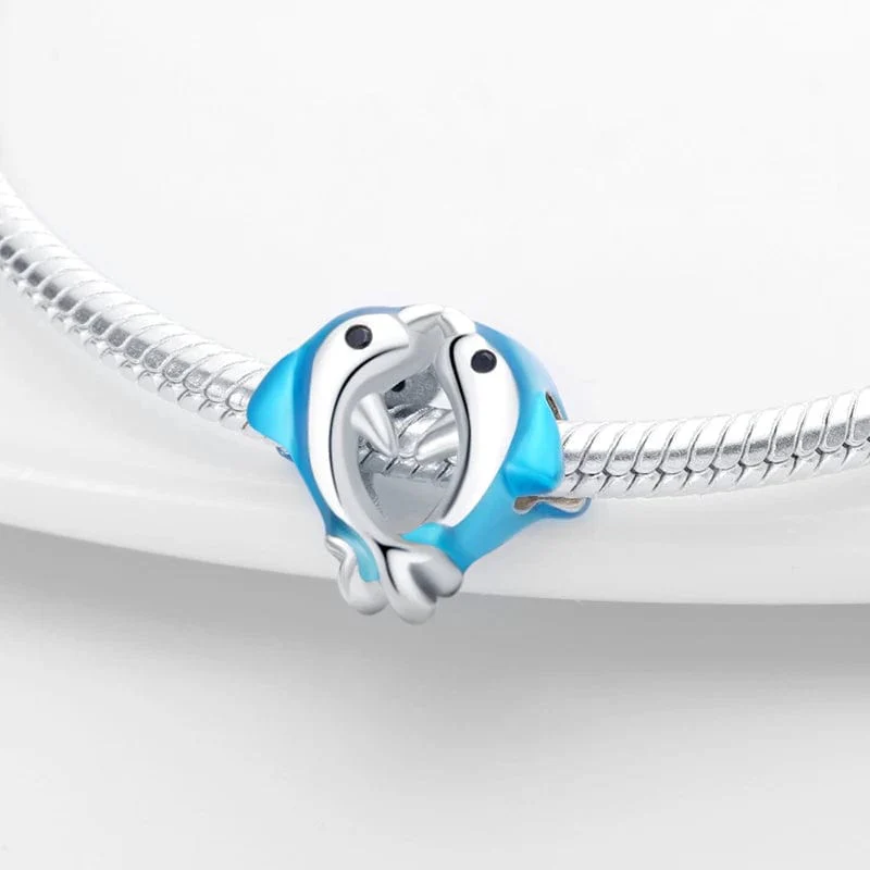 Two Dolphins Charm - Image 3